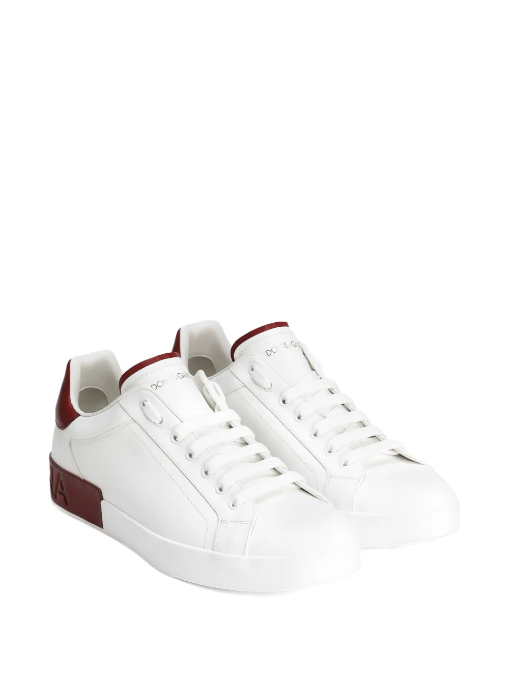 Dolce & Gabbana Portofino logo-debossed sneakers White