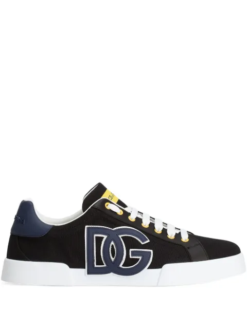 Dolce & Gabbana Portofino logo-embellished low-top sneakers