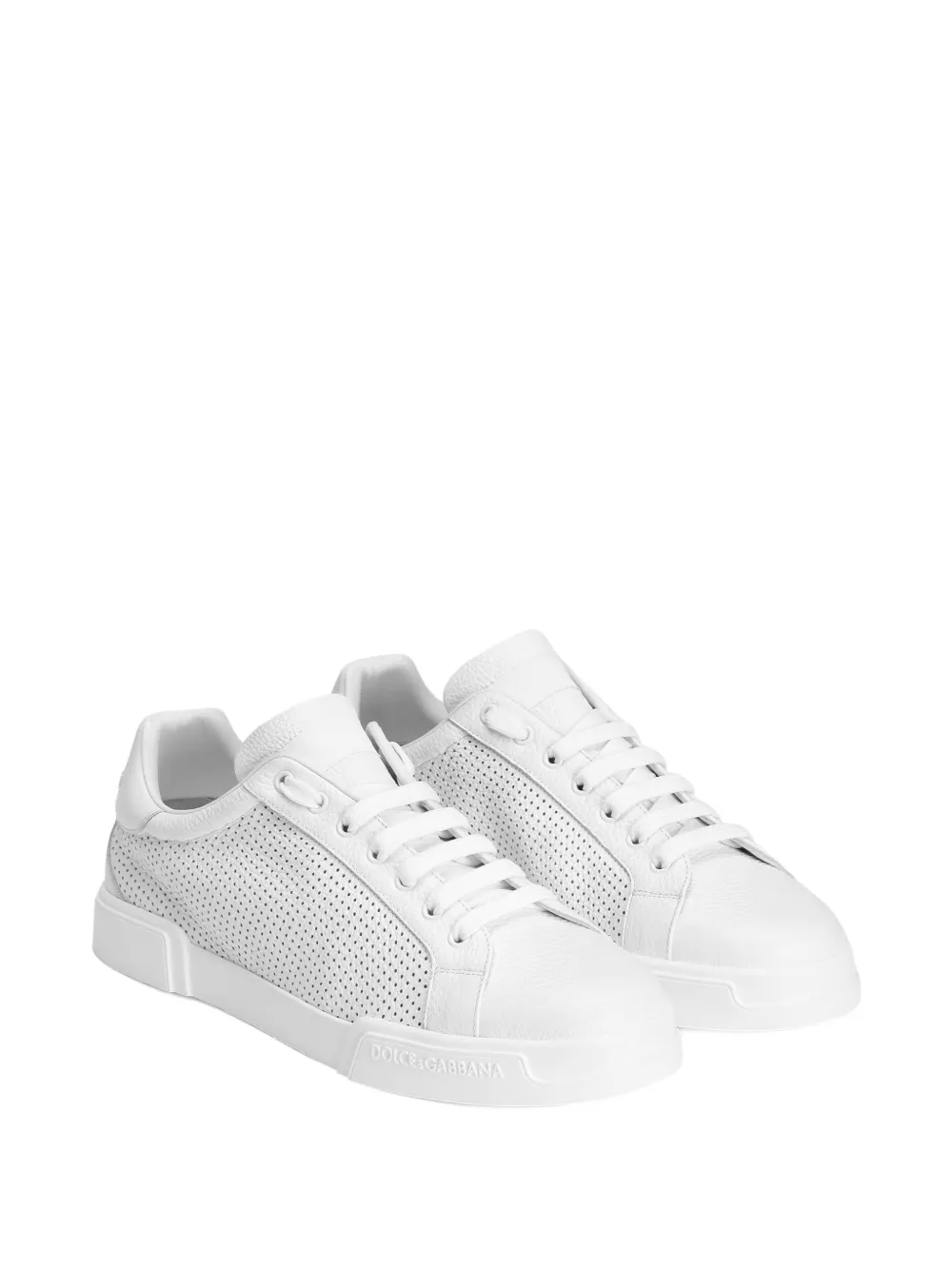 Dolce & Gabbana Portofino perforated low-top sneakers | Low-Tops | Image 2
