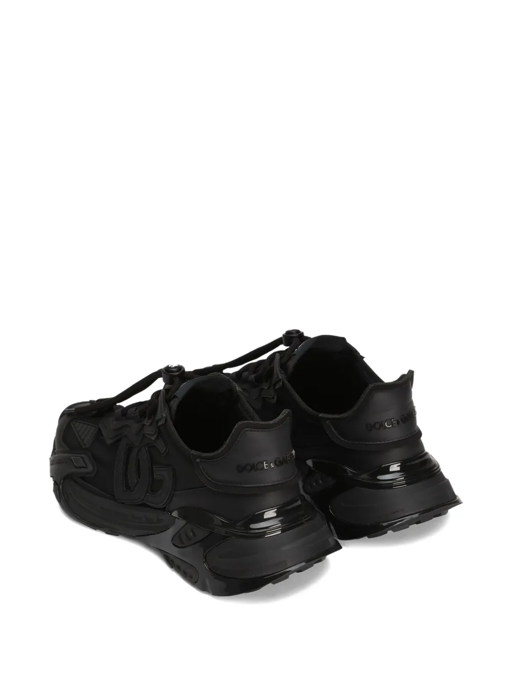 Dolce & Gabbana logo-patch panelled sneakers Black