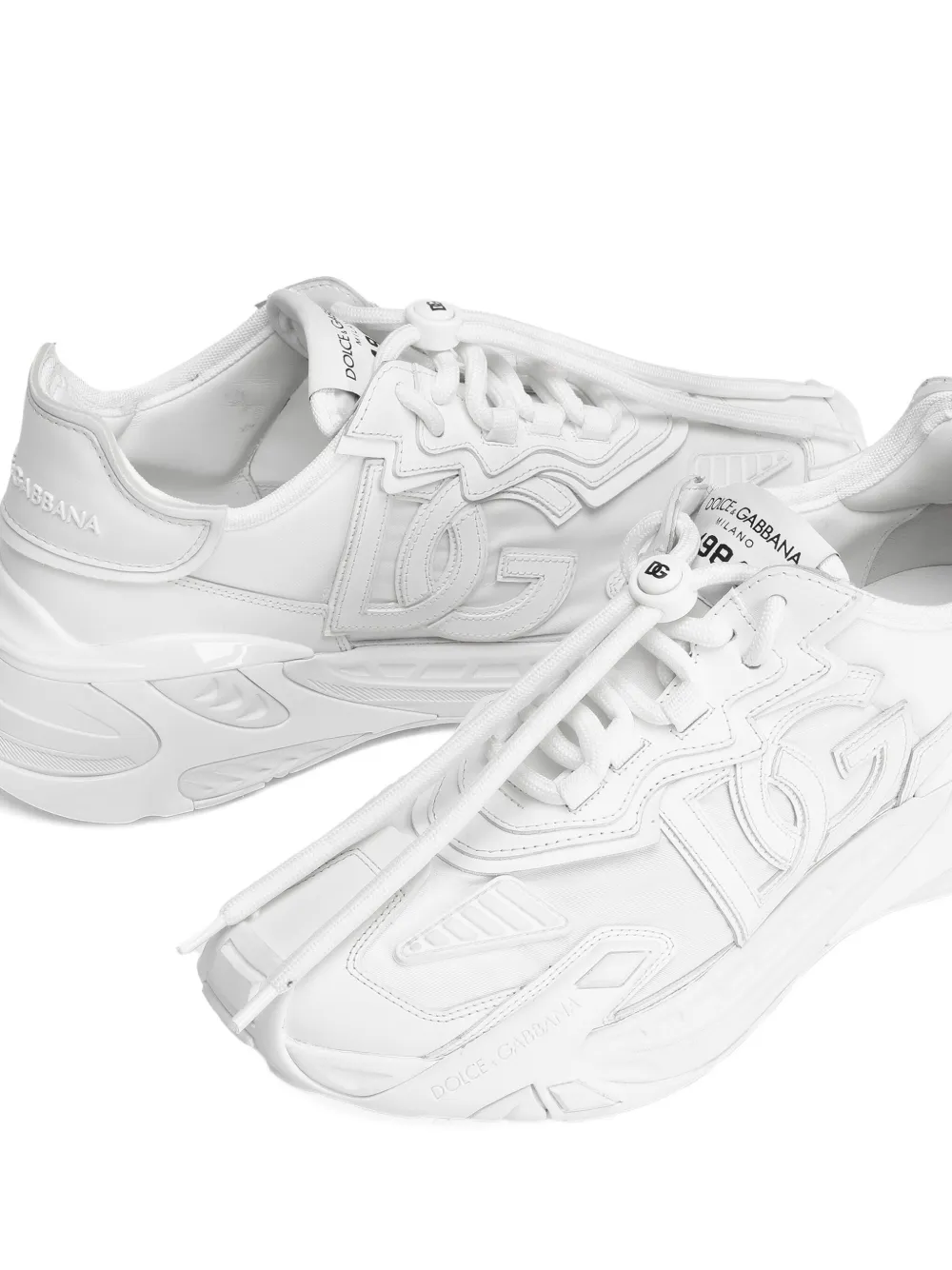 Dolce & Gabbana logo-embroidered sneakers White