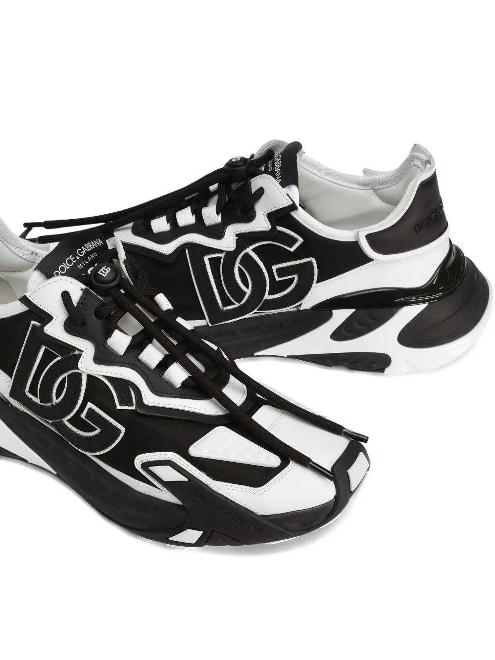 Dolce & Gabbana logo-embroidered chunky sneakers Black