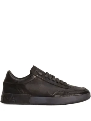 Dolce & Gabbana New Roma Leather Sneakers | Black | FARFETCH