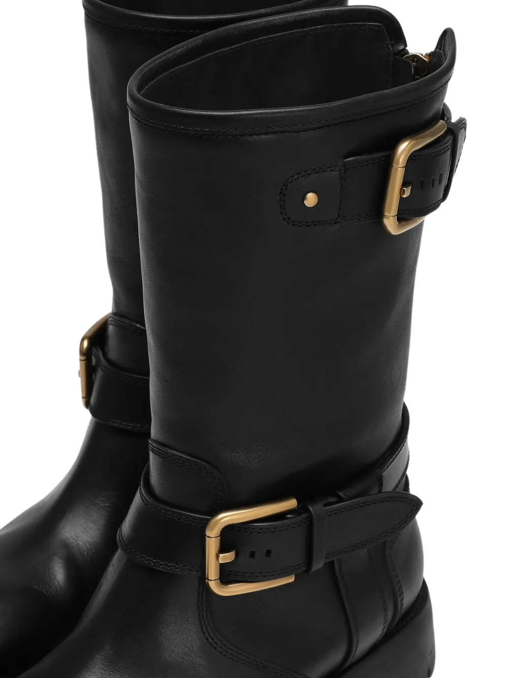 Dolce 
Gabbana buckle-detail knee-high boots Black