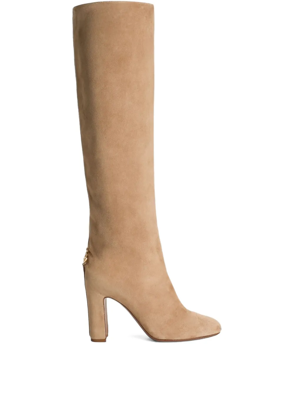 Dolce & Gabbana 90mm block-heel boots Neutrals