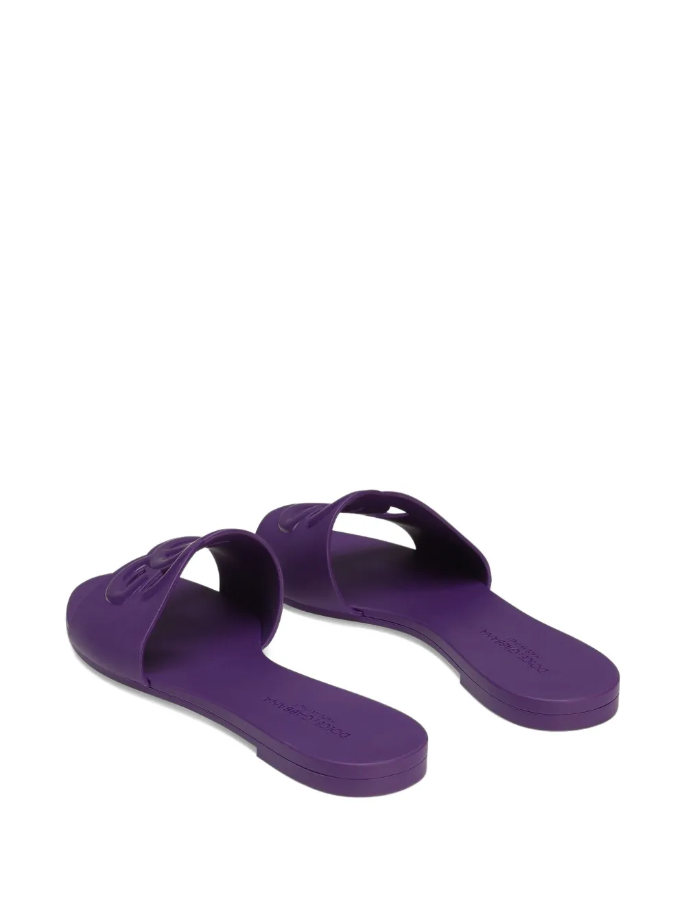 Dolce & Gabbana flat slides Purple