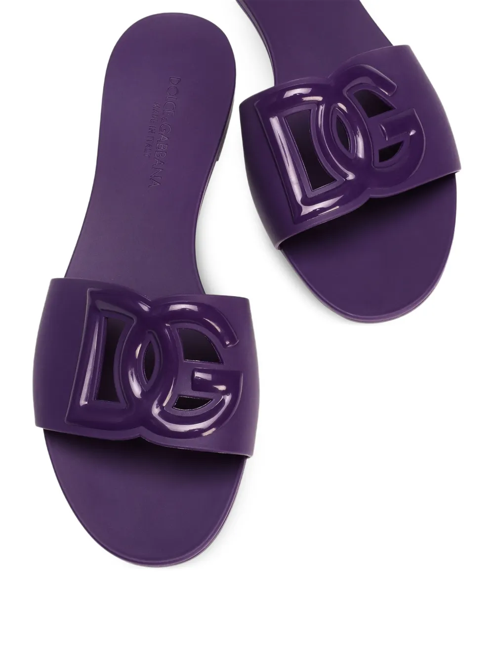 Dolce & Gabbana flat slides Purple