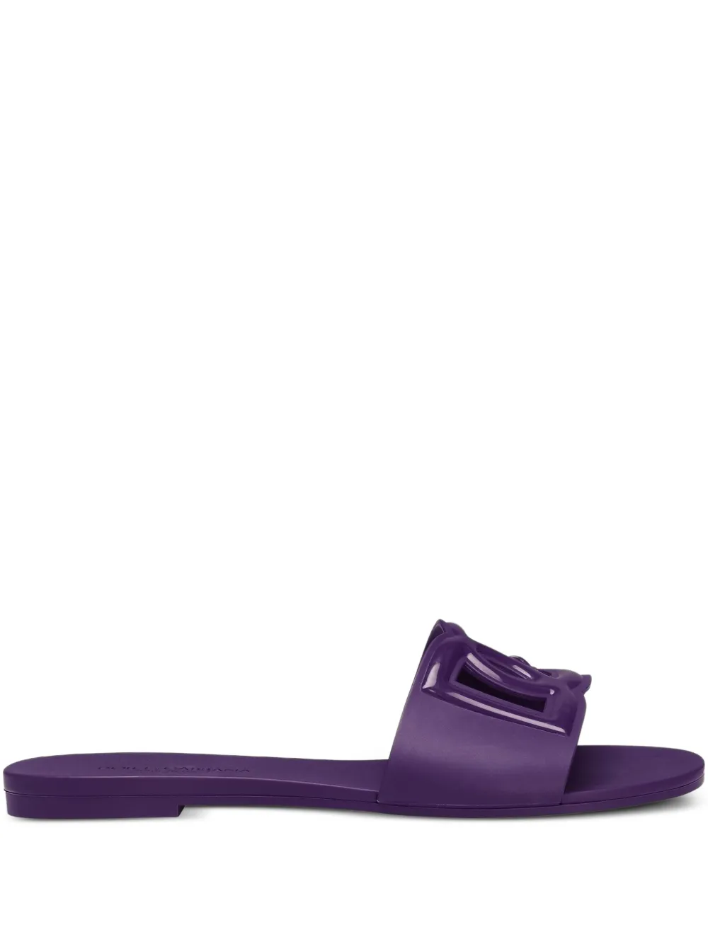 Dolce & Gabbana flat slides Purple