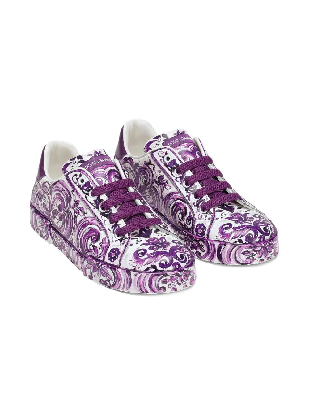 Dolce & Gabbana Kids Portofino sneakers Wit