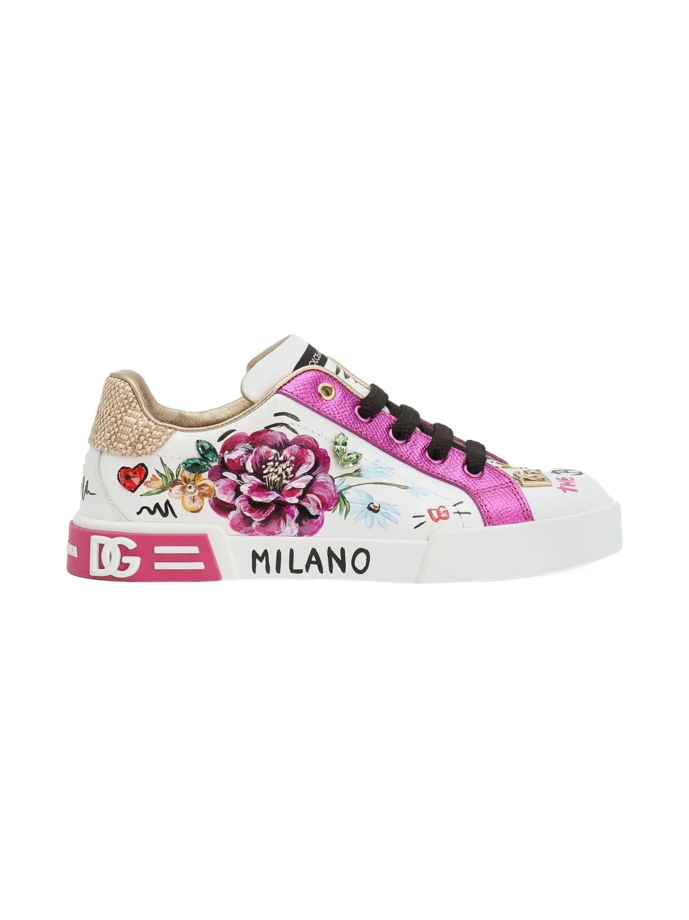 Dolce & Gabbana Kids Portofino sneakers White