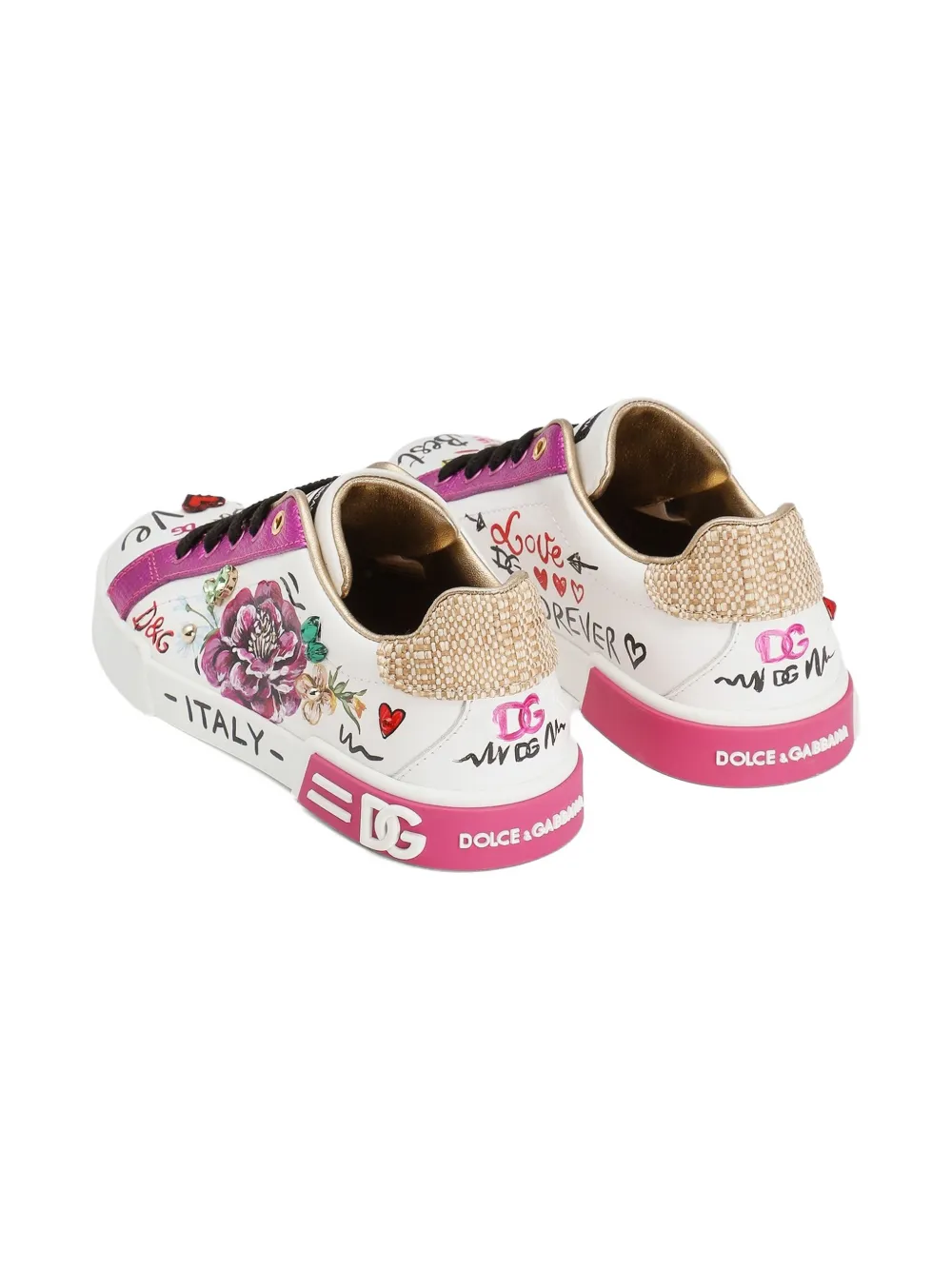Dolce & Gabbana Kids Portofino sneakers White