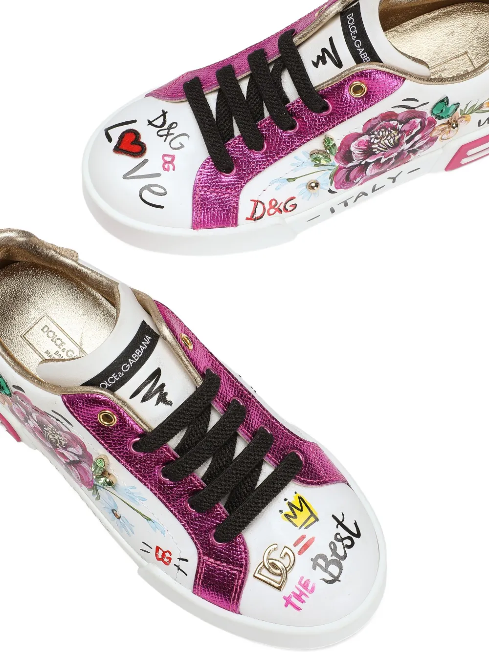 Dolce & Gabbana Kids Portofino sneakers White