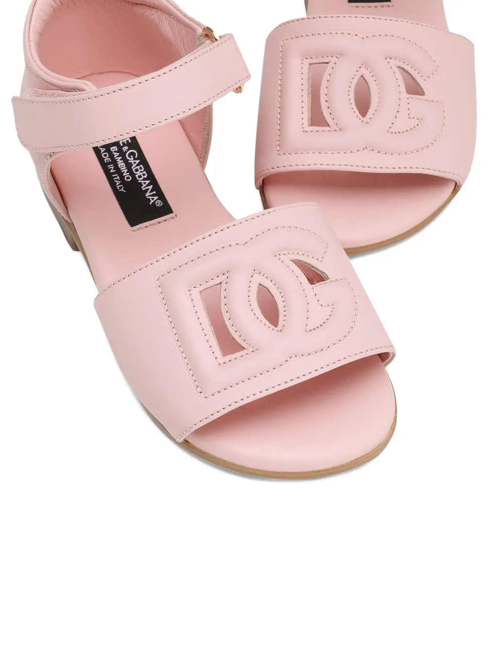 Dolce & Gabbana Kids DG sandalen Roze