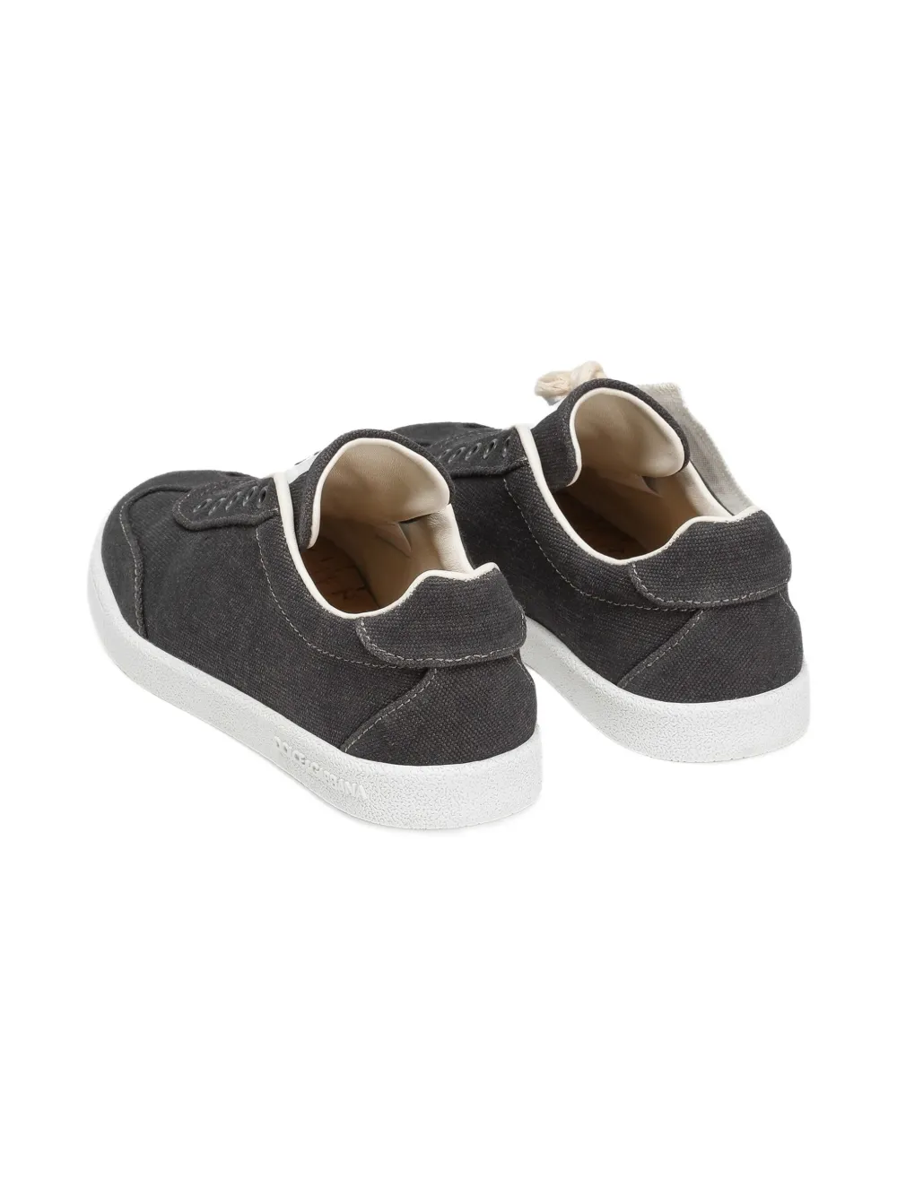DOLCE & GABBANA CANVAS SLIP-ON SNEAKERS