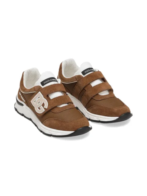 Dolce & Gabbana Kids DG Running logo-strap sneakers