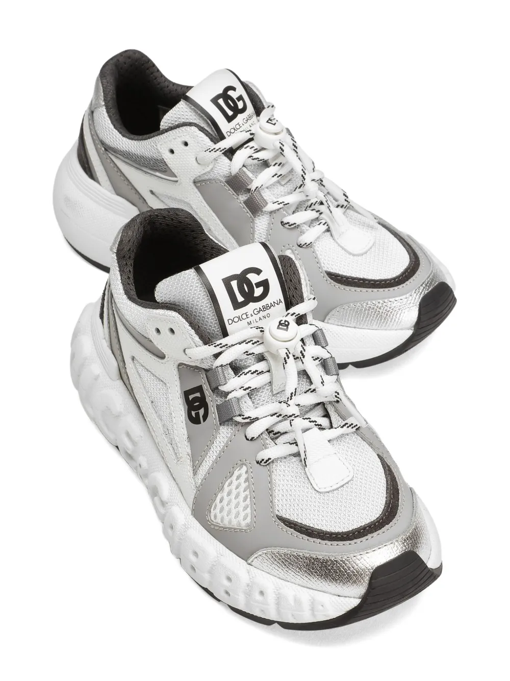 Dolce 
Gabbana Kids chunky-sole sneakers Grey