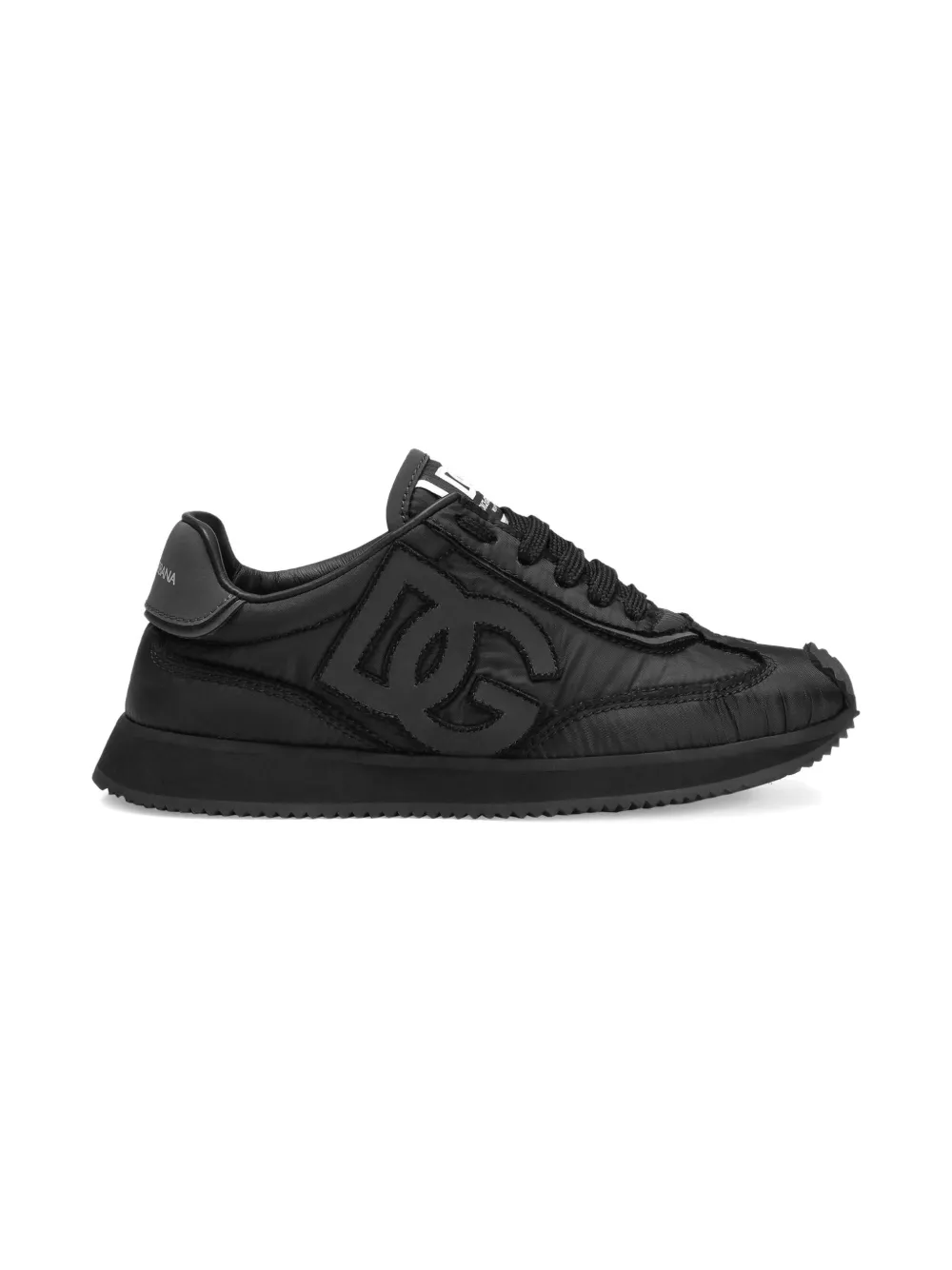 Dolce & Gabbana Kids Sneakers met logopatch - Zwart