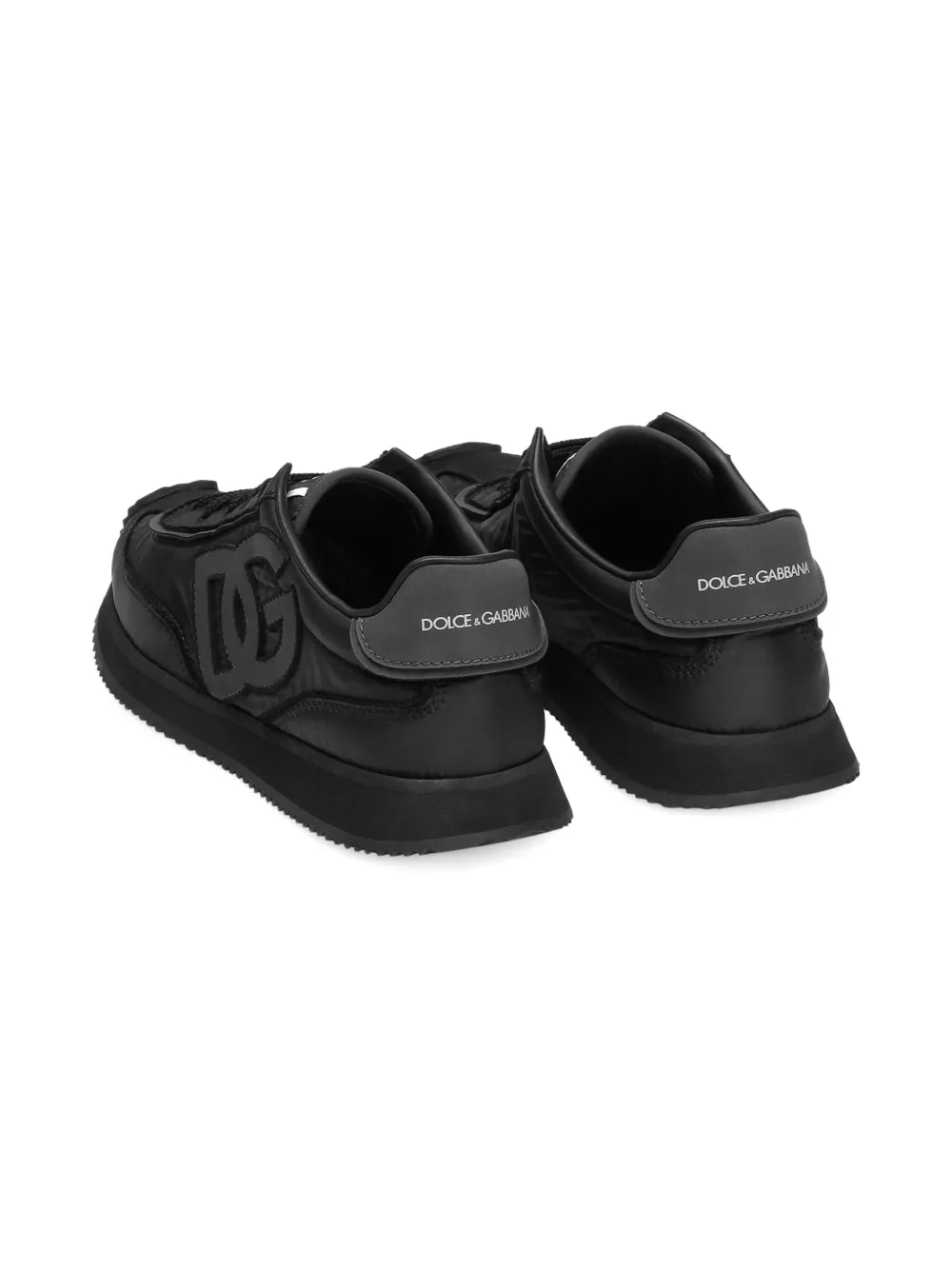 Dolce & Gabbana Kids Sneakers met logopatch Zwart