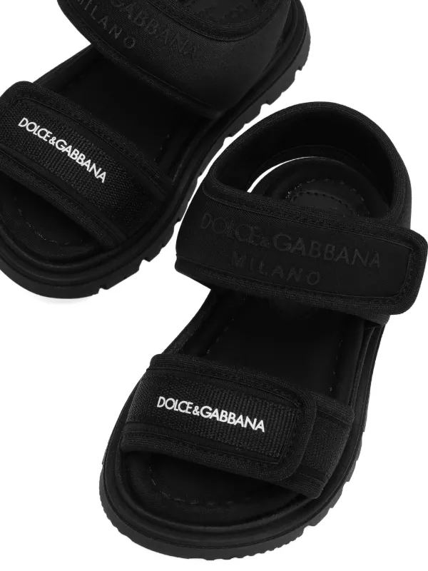【D&G】Dolce & Gabbana キッズ サンダル ロゴプリント レザー 19172965_42730321_600.jpg