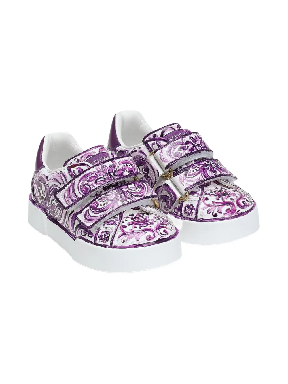 Dolce & Gabbana Kids leather sneakers White