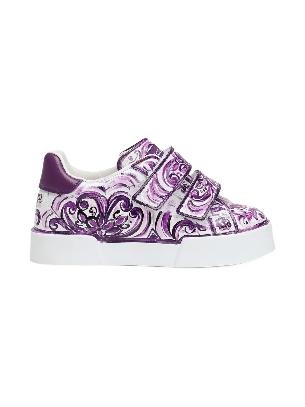 Dolce & Gabbana Kids leather sneakers White