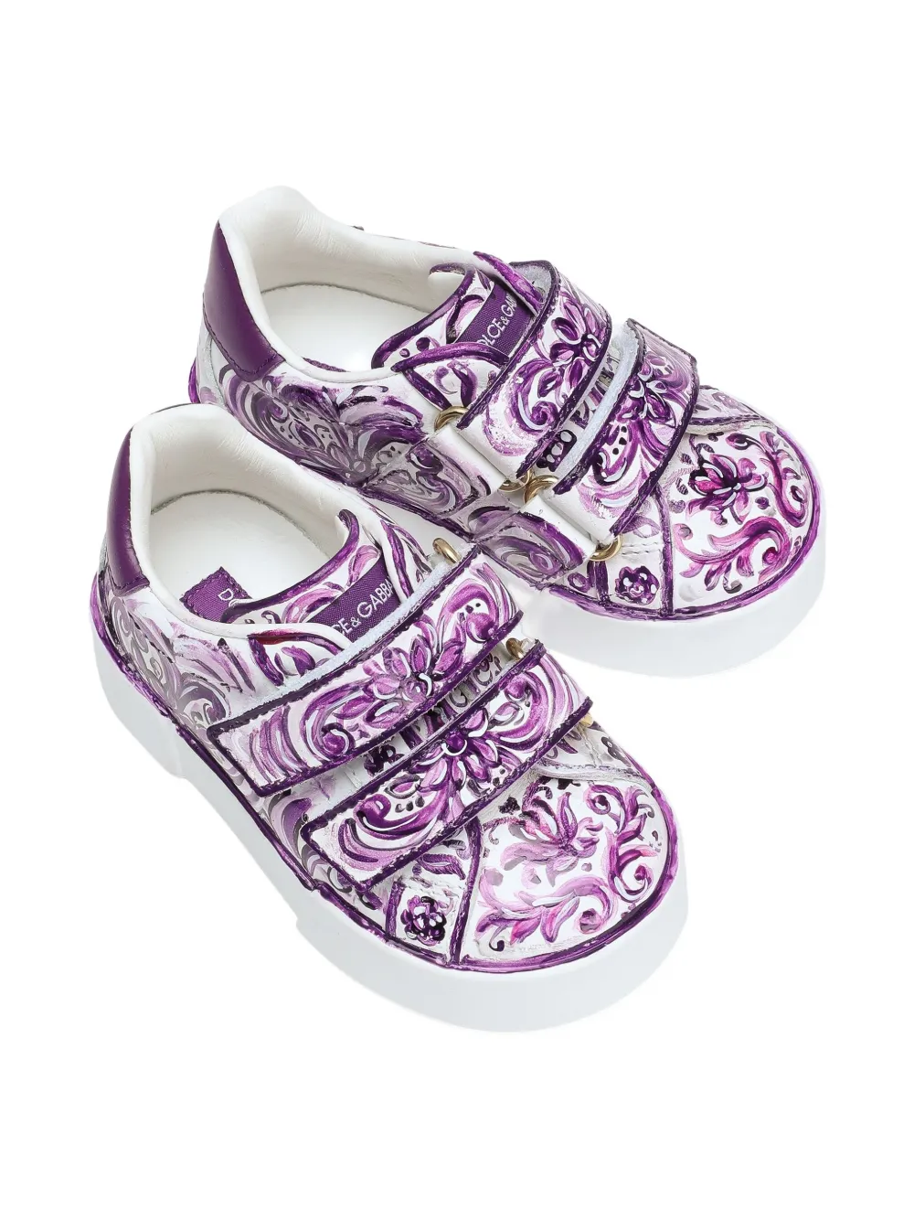 Dolce & Gabbana Kids leather sneakers White