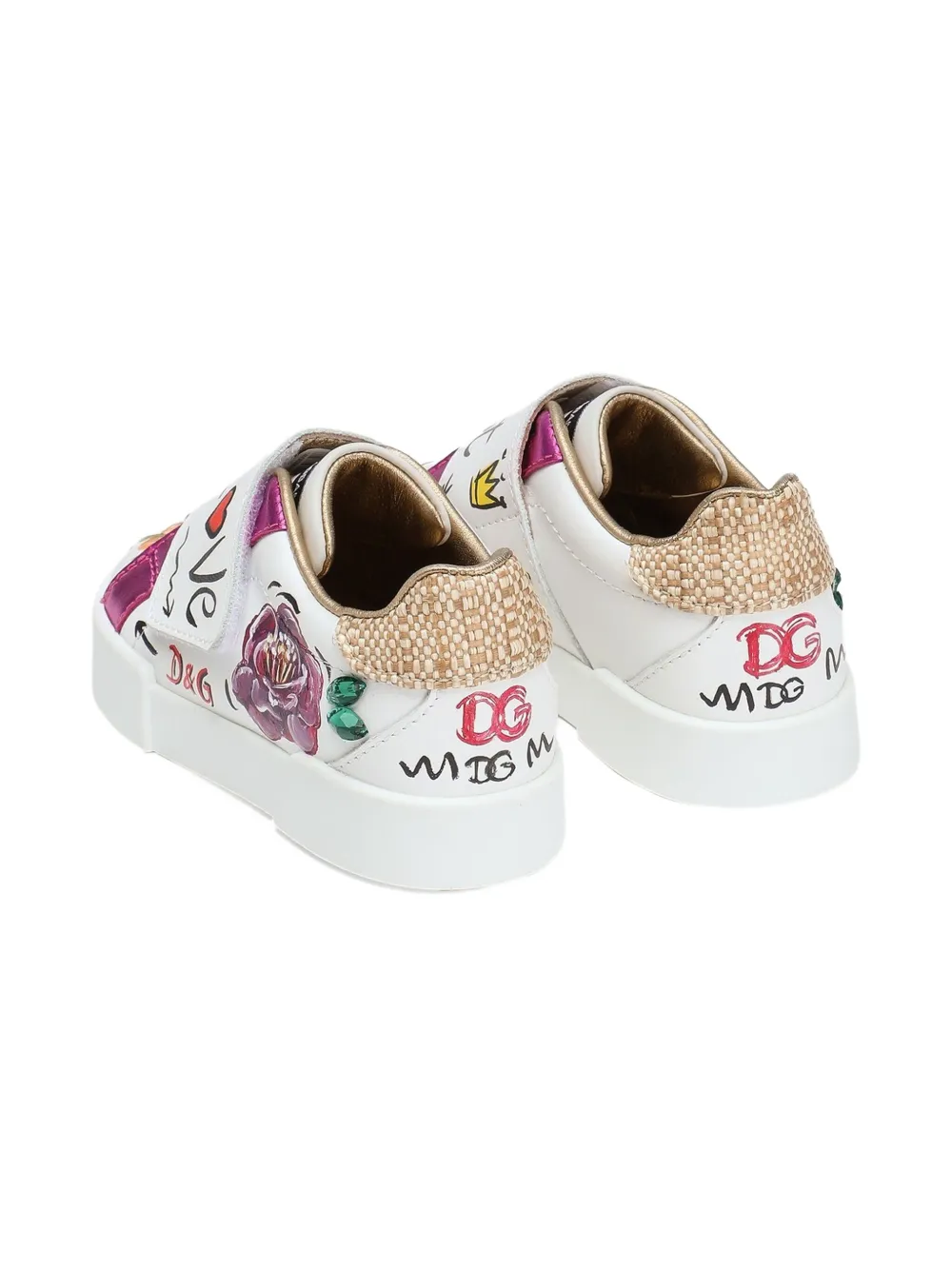 Dolce & Gabbana Kids Portofino sneakers White
