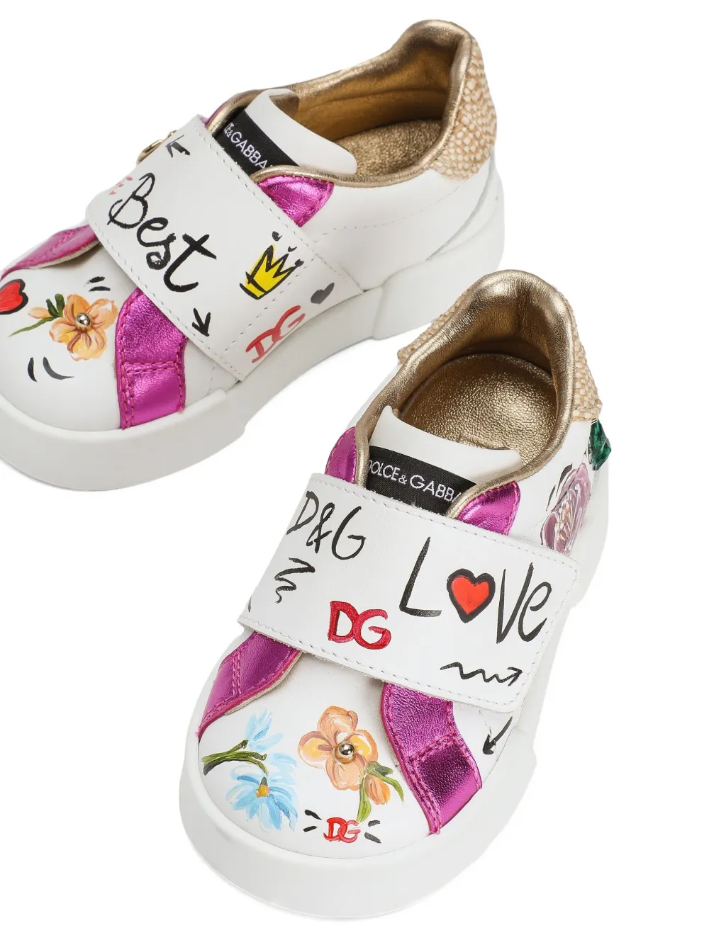 Dolce & Gabbana Kids Portofino sneakers White