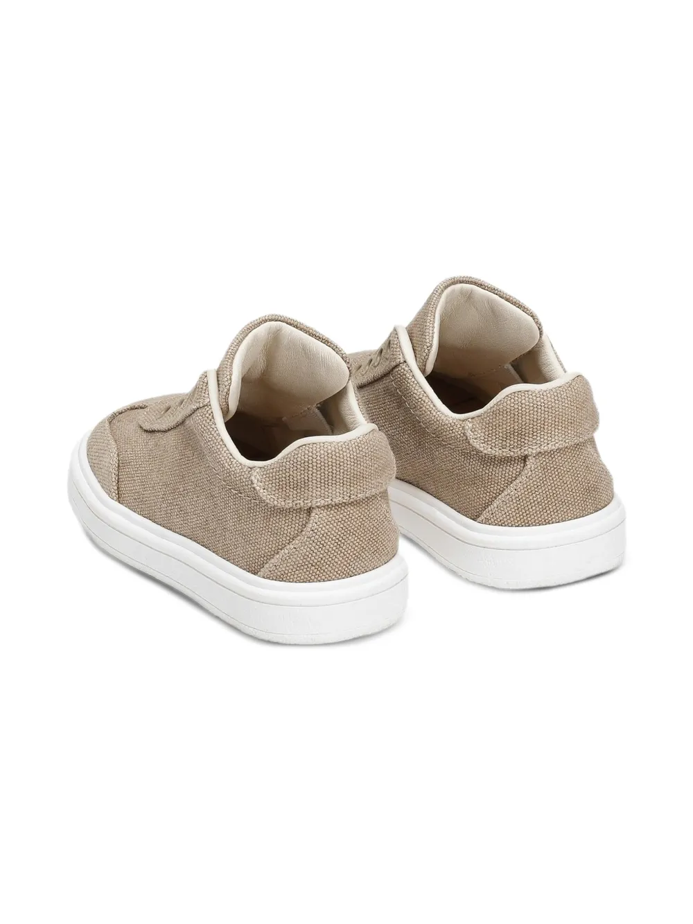 Dolce & Gabbana Kids logo-print slip-on sneakers Neutrals