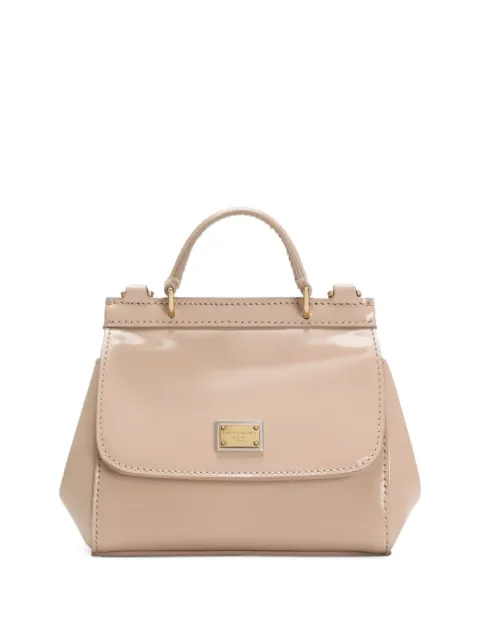 Dolce & Gabbana Kids mini Sicily leather tote bag