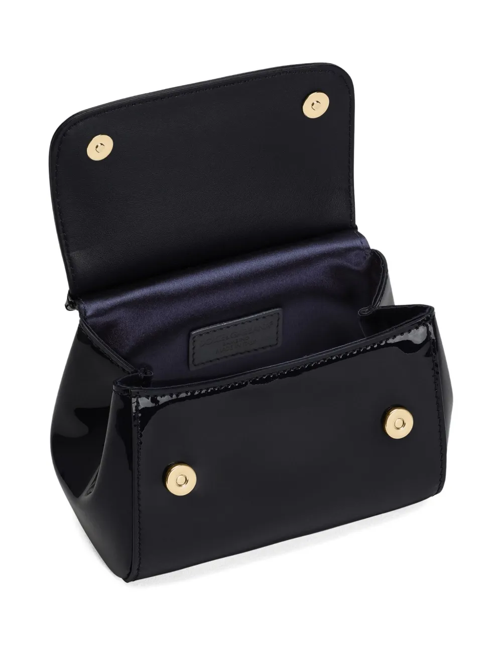 Dolce & Gabbana Kids Leren tas Blauw