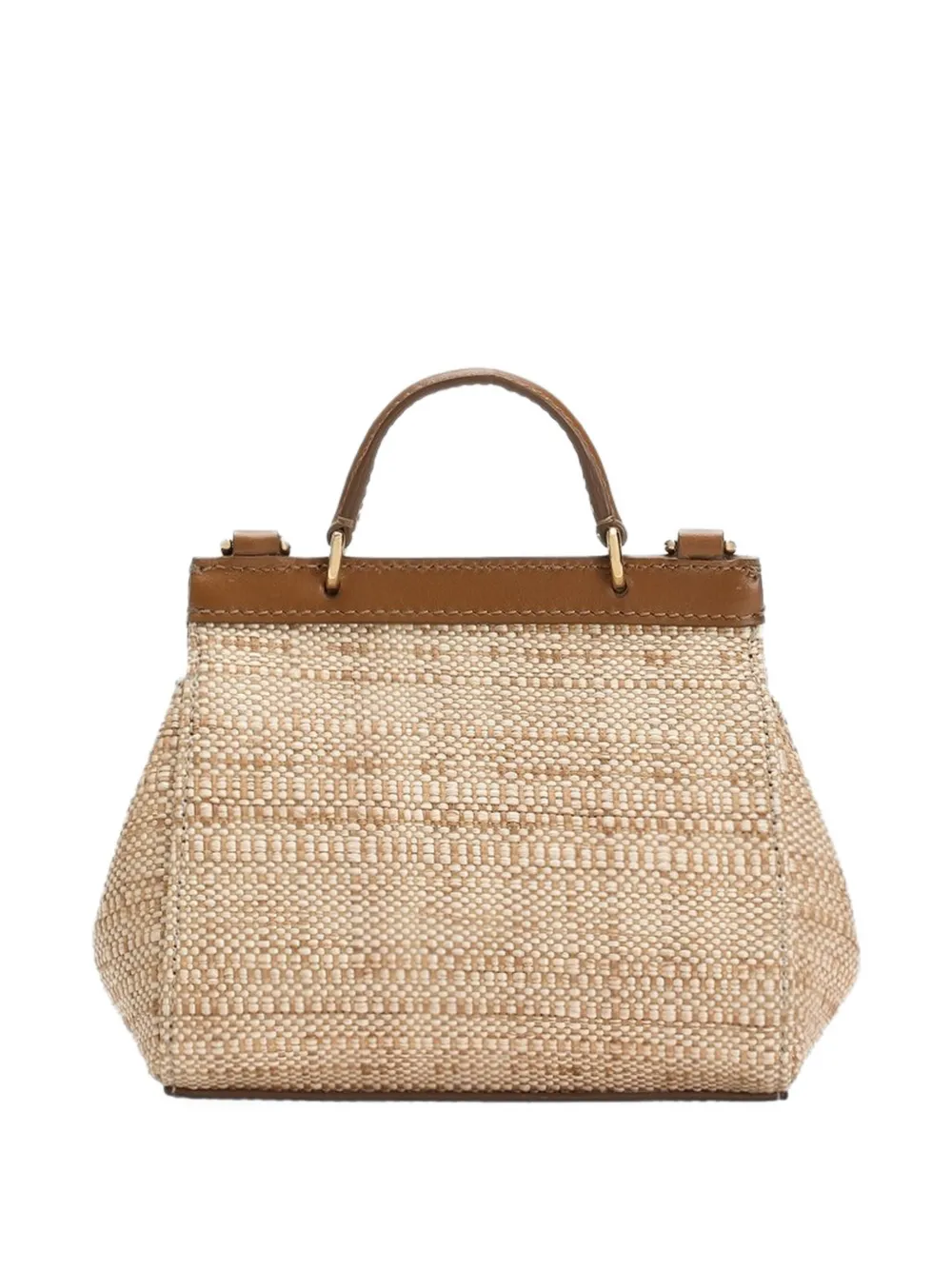 Dolce & Gabbana Kids Schoudertas met logoplakkaat - Beige