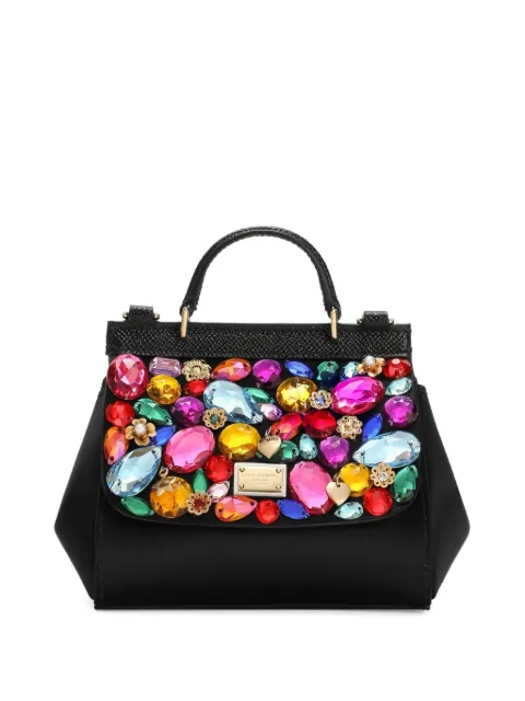 Dolce & Gabbana Kids شنطة عملية مزينة بحجر كريم