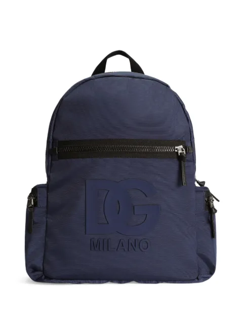 Dolce & Gabbana Kids logo-embossed backpack