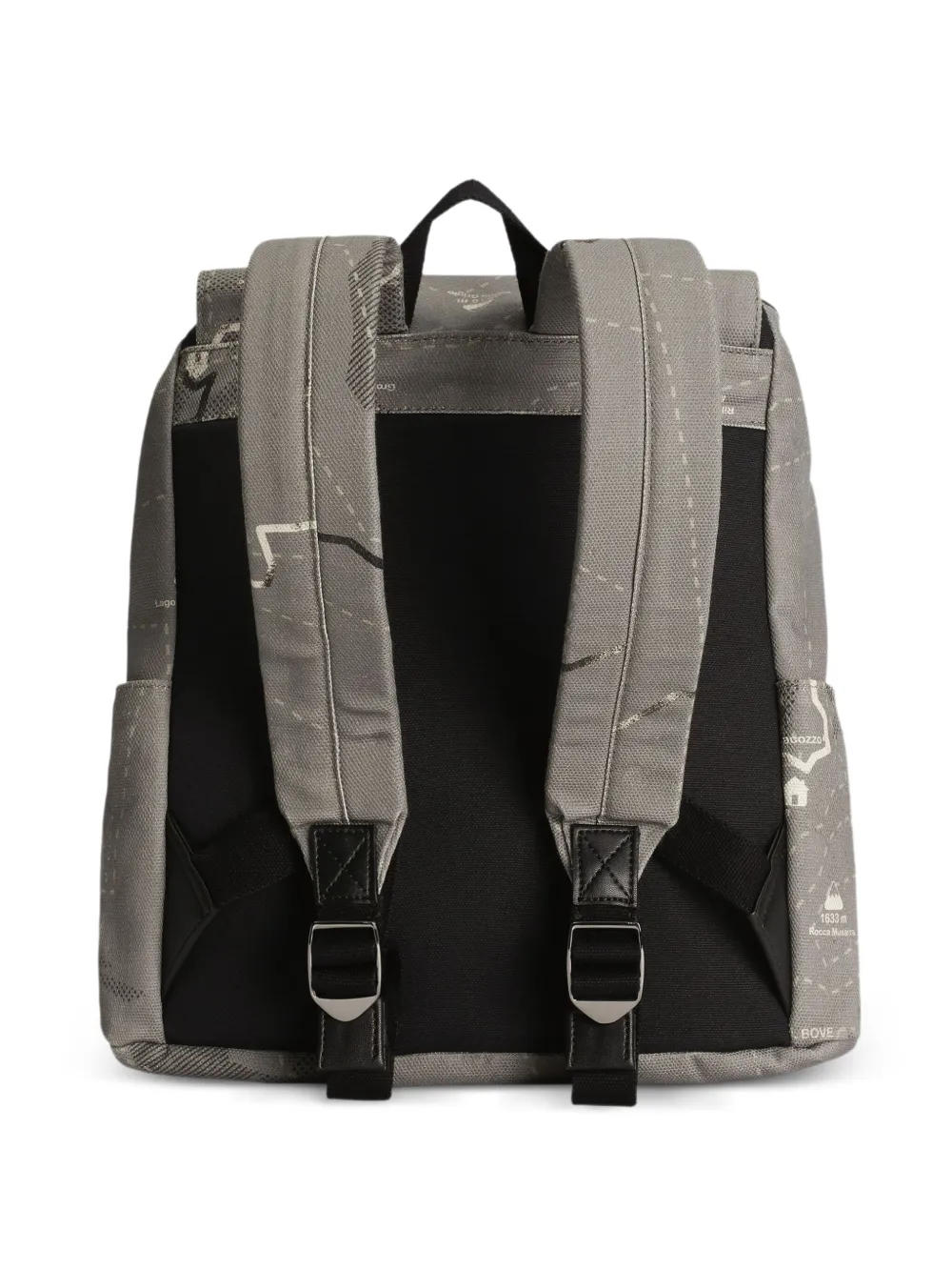 Dolce & Gabbana Kids Rugzak met patchdetail en print - Grijs