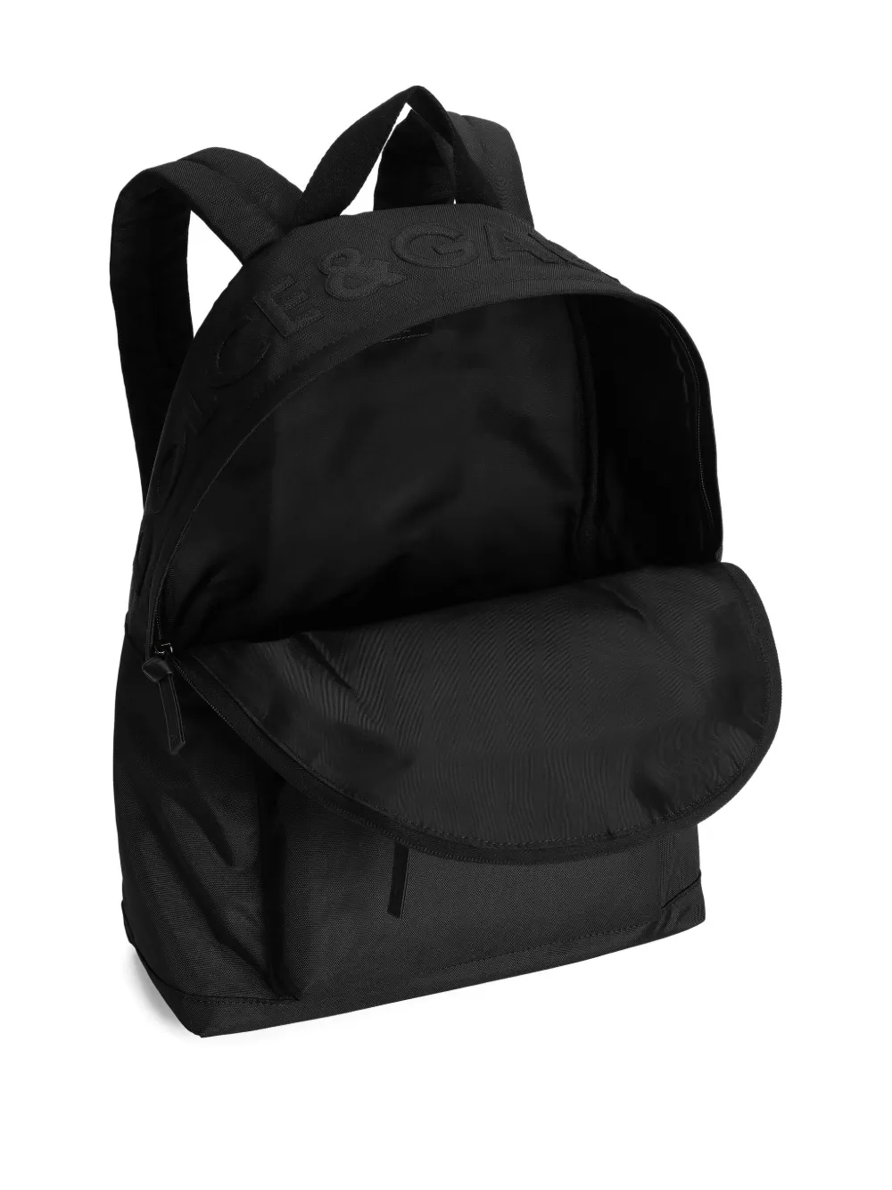 Dolce & Gabbana Kids Rugzak met logopatch Zwart