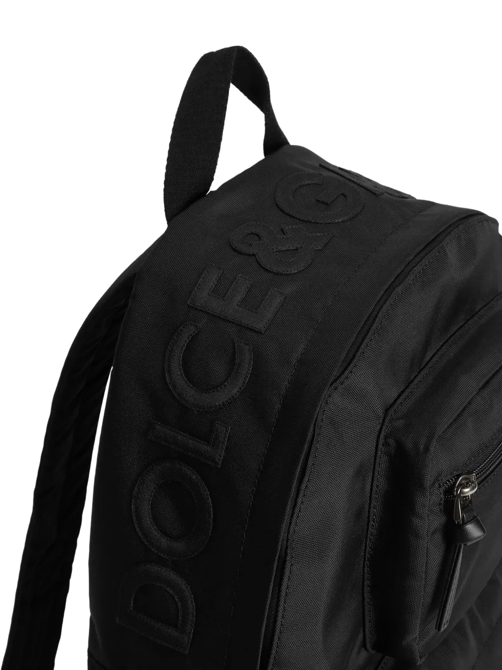 Dolce & Gabbana Kids Rugzak met logopatch Zwart