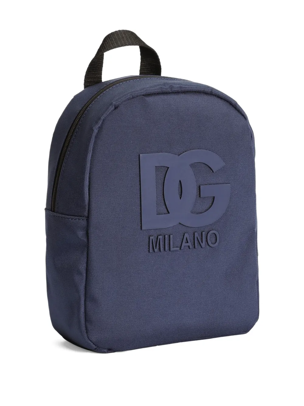 Dolce & Gabbana Kids Rugzak met logo-reliëf Blauw