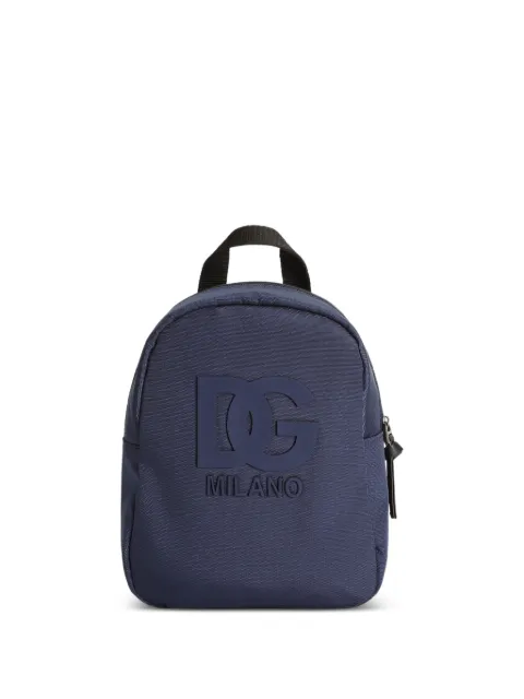 Dolce & Gabbana Kids logo-embossed backpack
