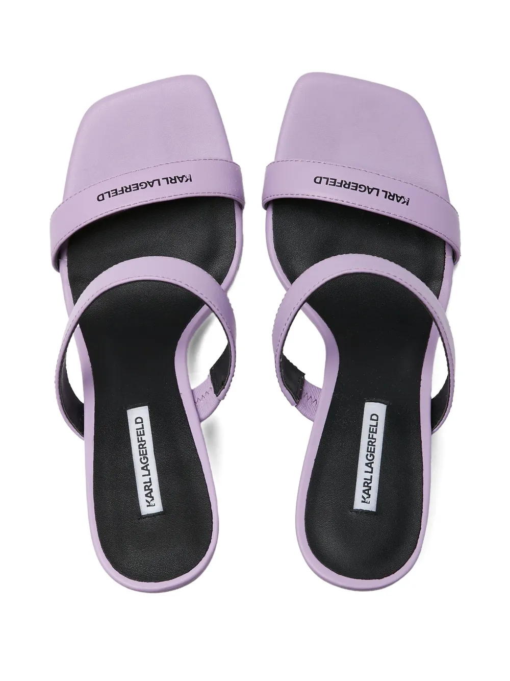Karl Lagerfeld Jeans Waverly sandalen met dubbele bandjes Paars