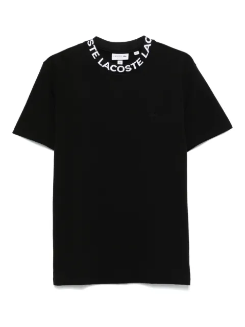 Lacoste jacquard-logo piqué T-shirt 