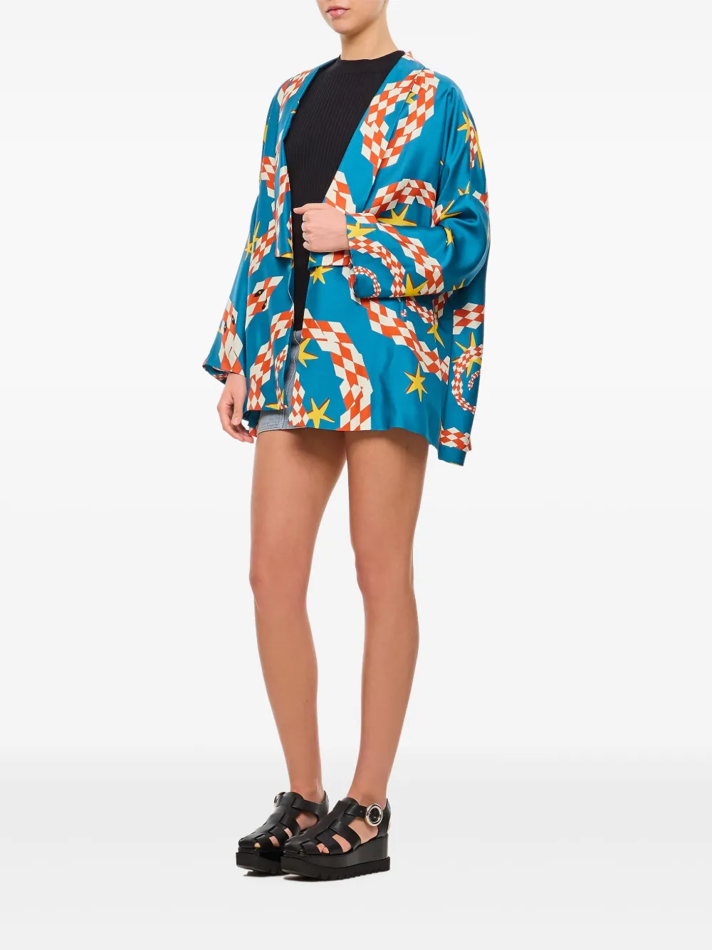 Alberto Biani silk dress | Oversized Jackets | Image 2