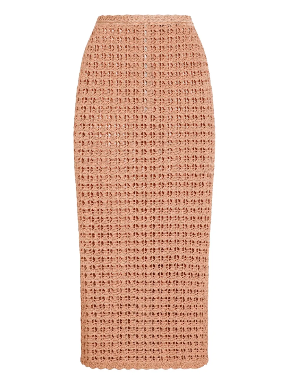 Dolce & Gabbana Gehaakte midi-rok Beige