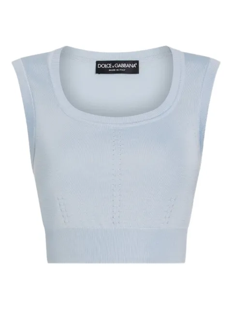 Dolce & Gabbana silk-blend top