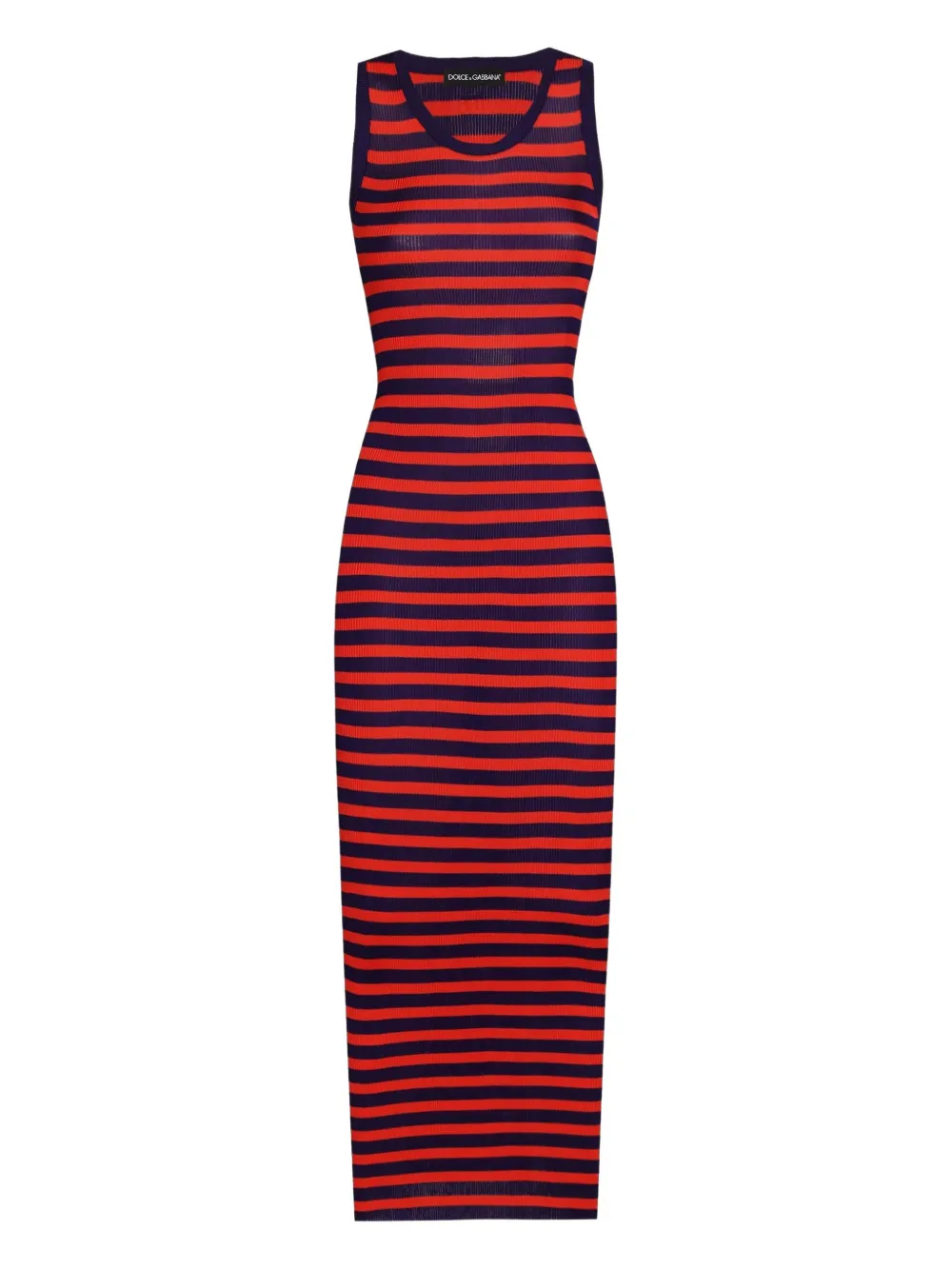 Dolce & Gabbana Geribbelde jurk Paars
