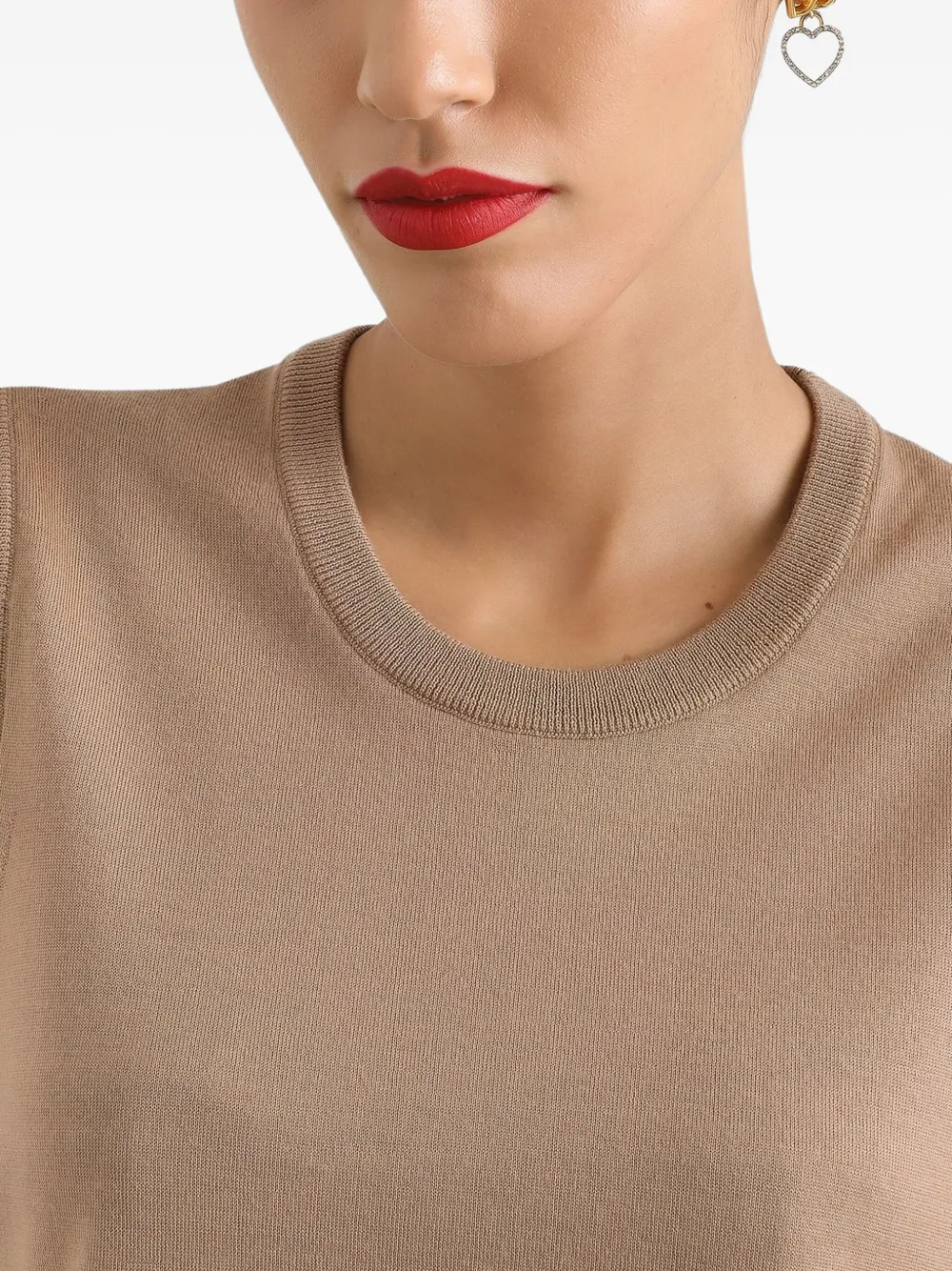 Dolce & Gabbana Pullover In Cashmere In Neutral