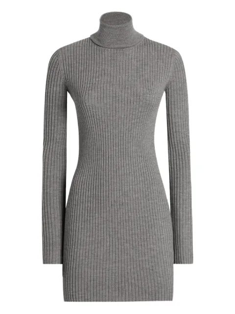 Dolce & Gabbana ribbed turtleneck mini dress