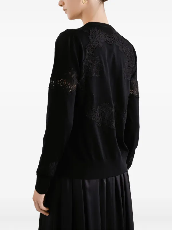 Dolce & Gabbana DNA レースパネル カーディガン | ブラック | FARFETCH JP