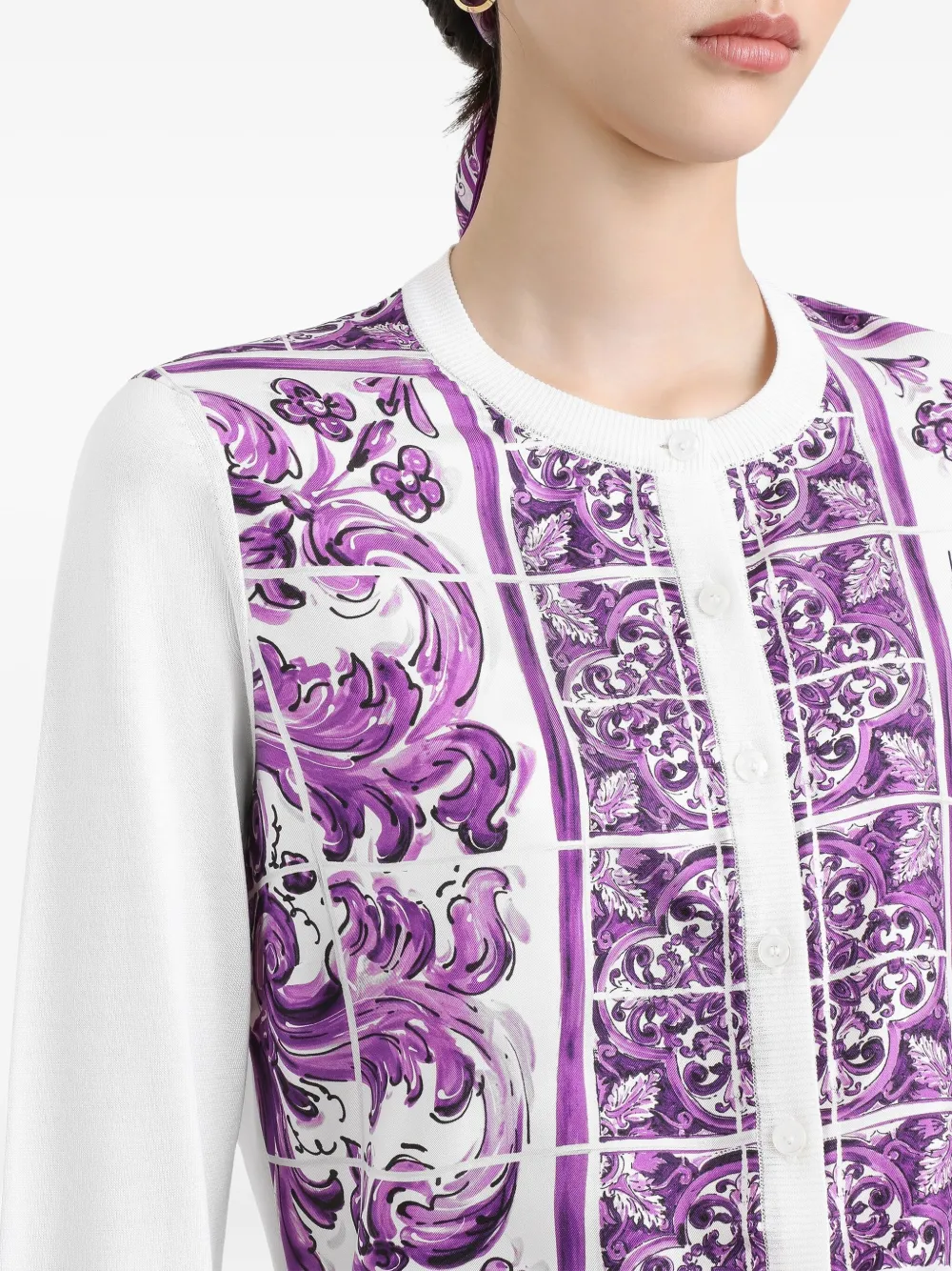 Dolce & Gabbana Zijden trui Wit