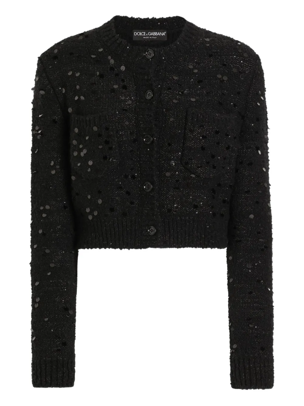 Dolce & Gabbana Vest met pailletten Zwart